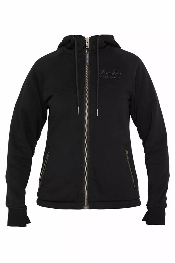 John Doe Dam Kevlar Mc-Hoodie AAA XTM V2 Black