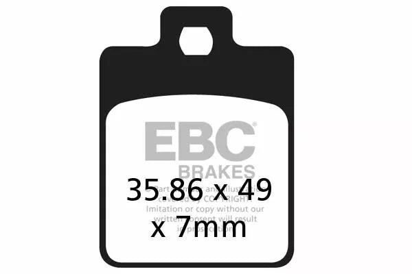 EBC BRAKE PAD CARBON SCOOTER SFAC260
