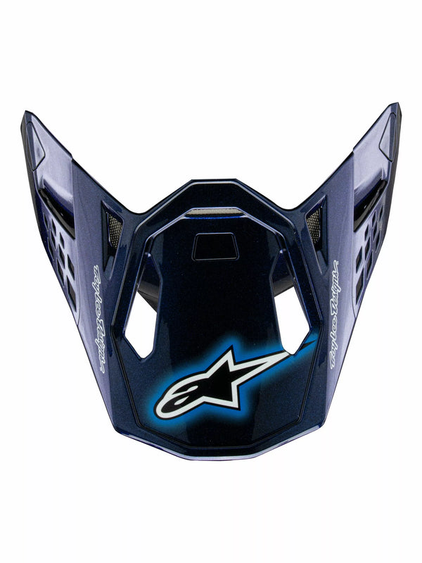 Alpinestars (MX) Visor S-M10 TLD25 DARK/BLUE 8980225-7186-