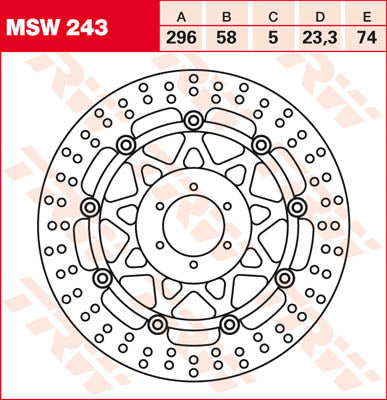 Trw rotor trw MSW243 MSW243