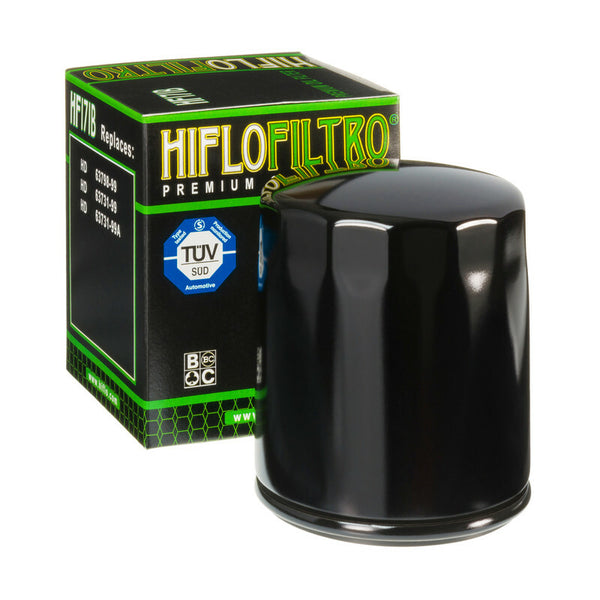 Hiflofiltro olejový filter lesklý čierny - HF171B HF171B