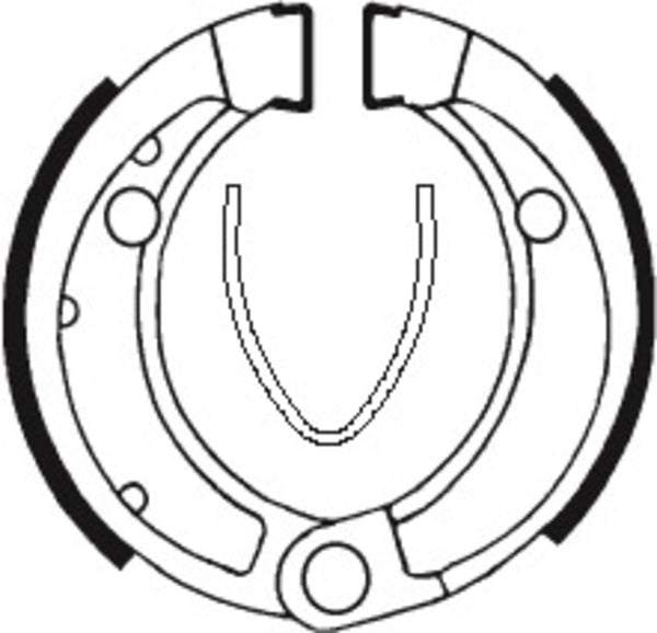 Tecnium ATV Organické brzdové doštičky - BA048