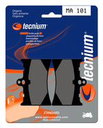 Tecnium Street Organic Brake Pads - MA101 1022326