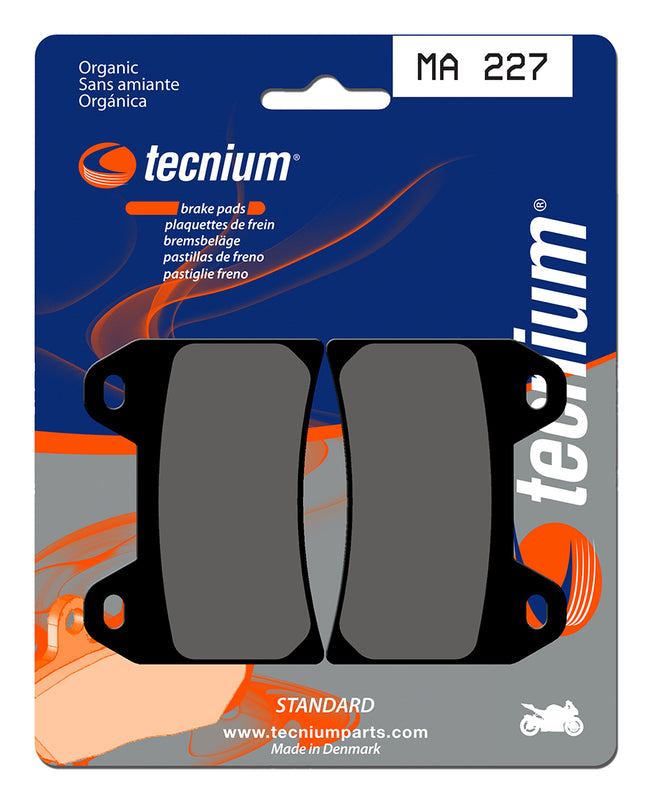 Tecnium Street Organic Brake Pads - MA227 1022427