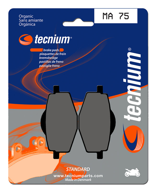 Tecnium Street Organic Brake Pads - MA75 1022543