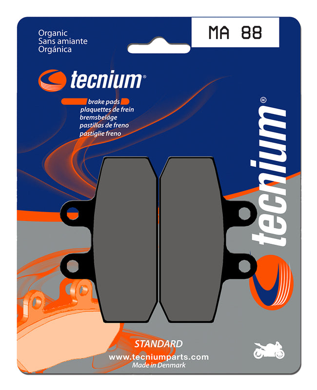 Tecnium Street Organic Brake Pads - MA88 1022557