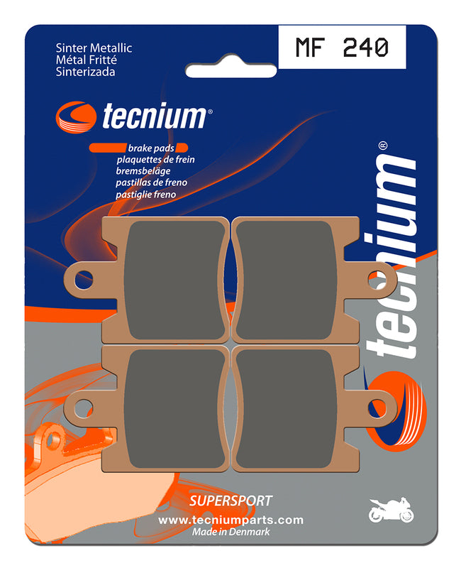 Tecnium Street Performance Sintered Metal Brake Pads - MF240 1022758