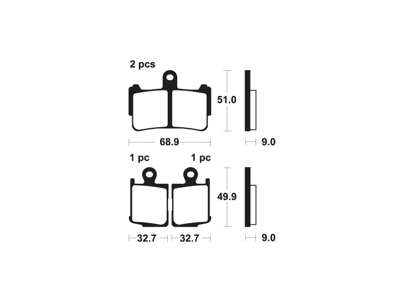 Tecnium Trail Performance Sintered Metal Brzdí - MFP369 1022832