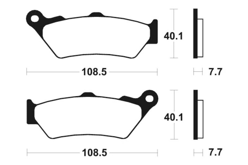 Tecnium MX/ATV Sintered kovové doštičky - MO174 1022850