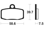 Tecnium MX/ATV Sintered Metal Brzdí - MO385 1022900