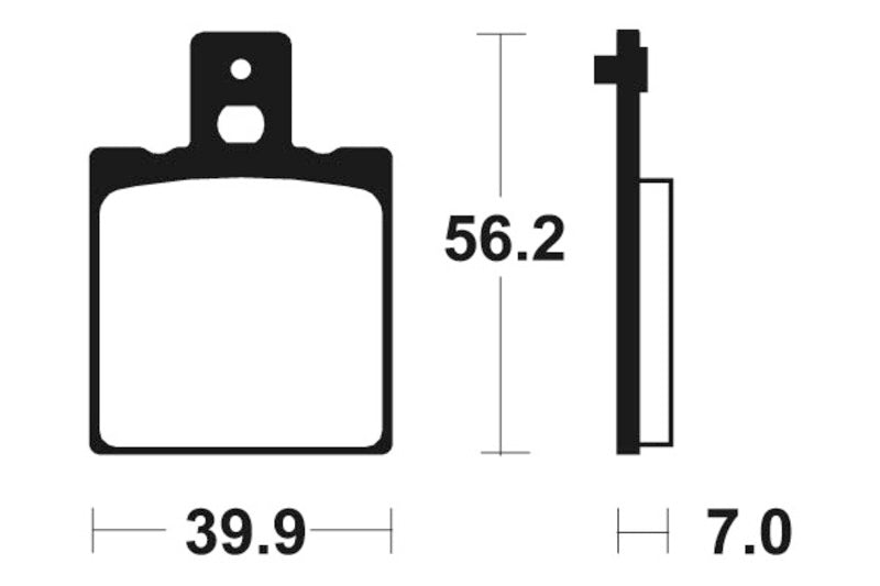 Tecnium Racing MX/ATV Sintered Metal Brzdí - MOR19 1022954