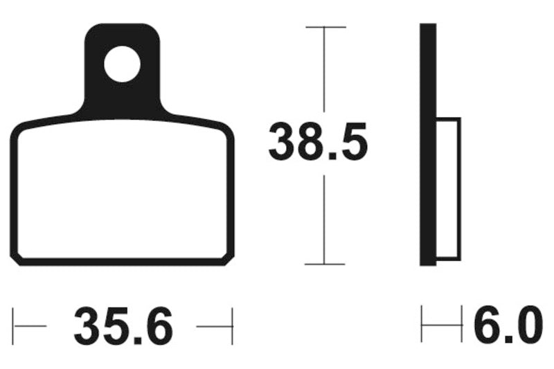 Tecnium Racing MX/ATV Sintered Metal Brzdí - MOR303 1022982