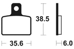 Tecnium Racing MX/ATV Sintered Metal Brzdí - MOR303 1022982