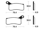 Tecnium Racing MX/ATV Sintered Metal Brzdí - MOR366 1022998