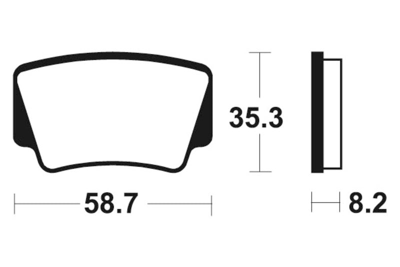 Tecnium Racing MX/ATV Sintered Metal Brzdí - MOR367 1022999