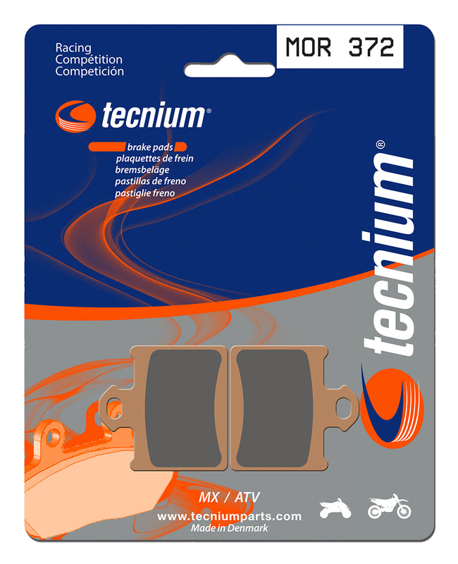 Tecnium Racing MX/ATV Sintered Metal Brake Pads - Mor372 1023000