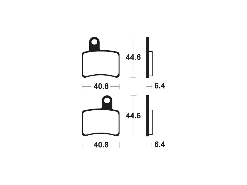 Tecnium Racing MX/ATV Sintered Metal Brzdí - MOR396 1023004