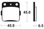 Tecnium Racing MX/ATV Sintered Metal Brzdí - MOR84 1023027