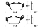 Tecnium Maxi Scooter Sintered Cover Brzdí - MSS114 1023177