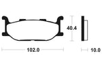 Tecnium Maxi Scooter Sintered Metal Brzdí - MSS163 1023182