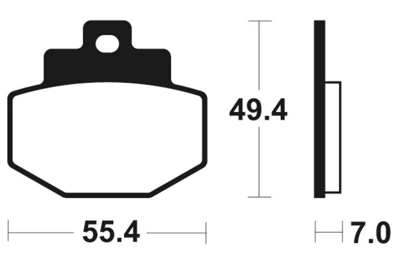 Tecnium Maxi Scooter Sintered Cover Brzdí - MSS272 1023202