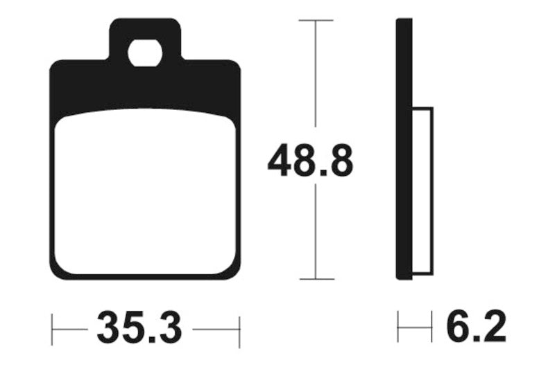 Tecnium Maxi Scooter Sintered Cover Brzdí - MSS368 1023220