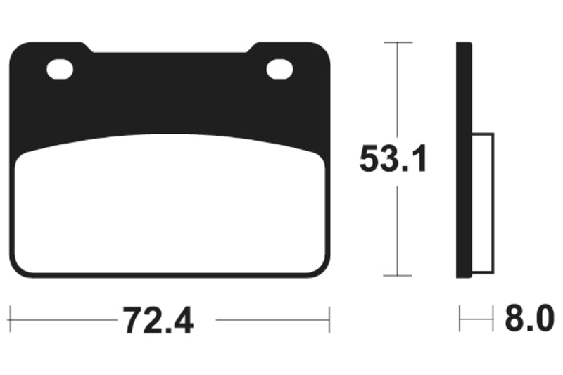 Tecnium Maxi Scooter Sintered Cover Brzdí - MSS393 1023225