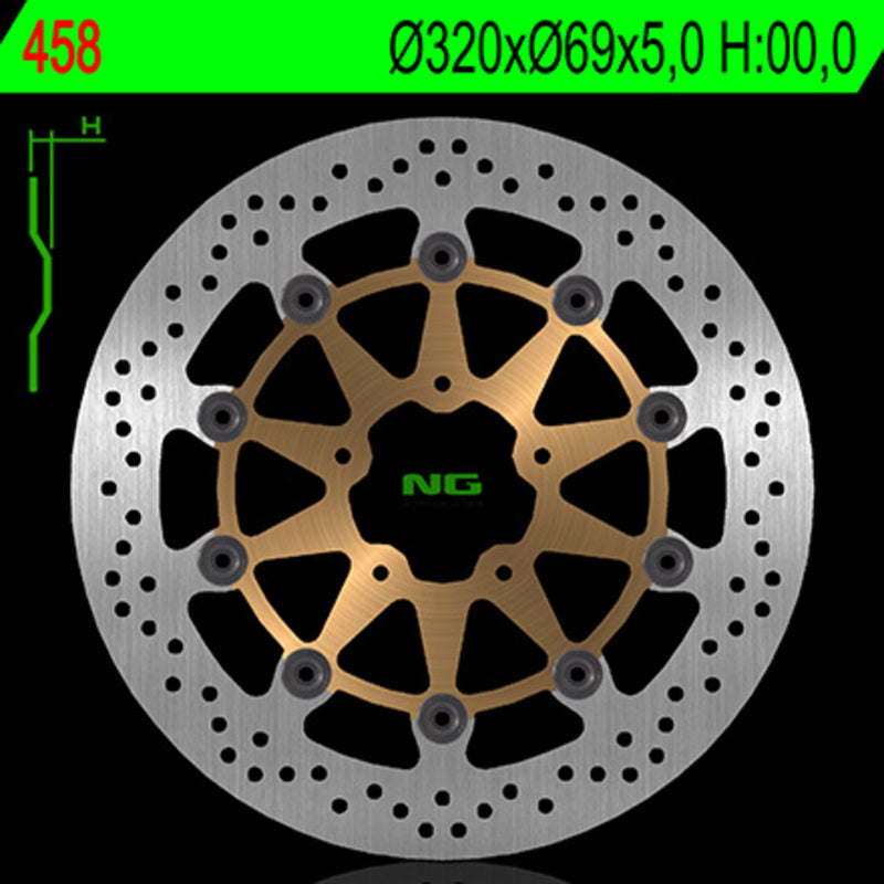 Ng brzdový disk kolo 458