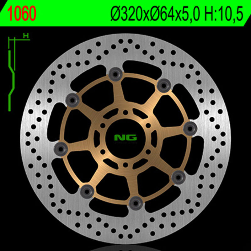 Ng brzdový disk kolo 1060