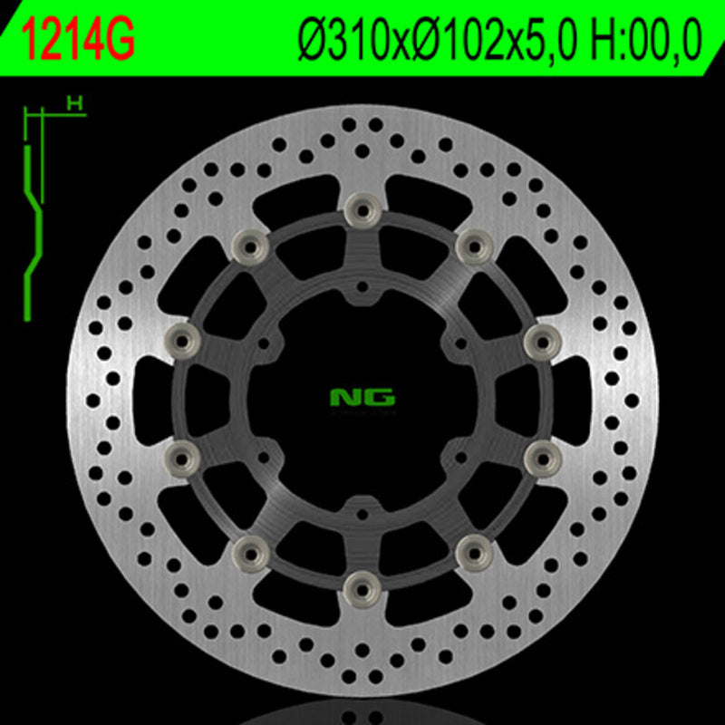 Ng brzdové kolo 1214g