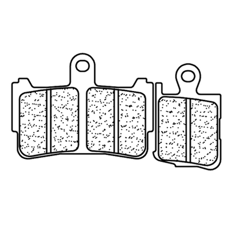 CL BRAKES Ulicové sinterované kovové brzdové obloženia - 1216XBK5 1216XBK5 