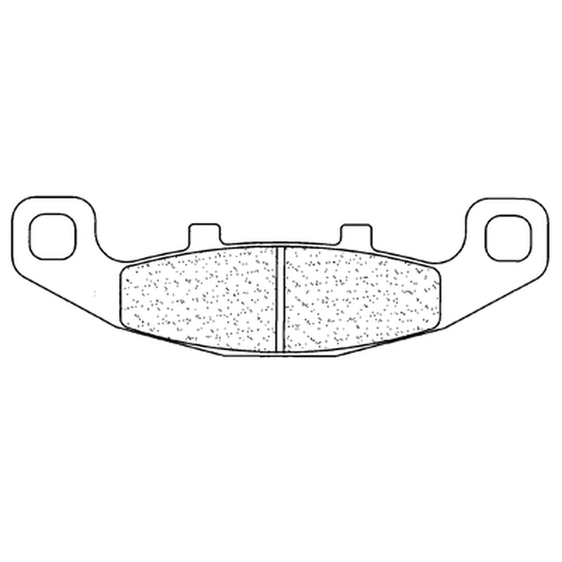 CL BRAKES Ulice Sinterované kovové brzdové podložky - 2304A3+ 2304A3+ 