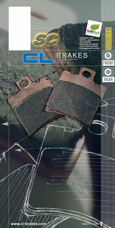 CL BRAKES Scooter Sintered Metal Brake pads - 3013SC 3013SC 