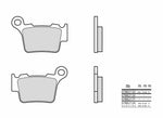 BREMBO Off-Road Sintered Metal Brake pads - 07BB27SD 07BB27SD