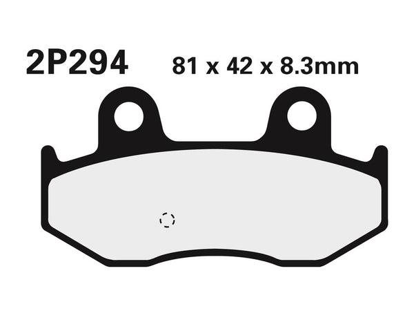 NISSIN Street /Off-Road Sintered Metal Brake pads - 2P-294ST 2P-294ST 