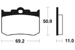 Tecnium Racing Sintered kovové brzdové doštičky - MCR162 1043797