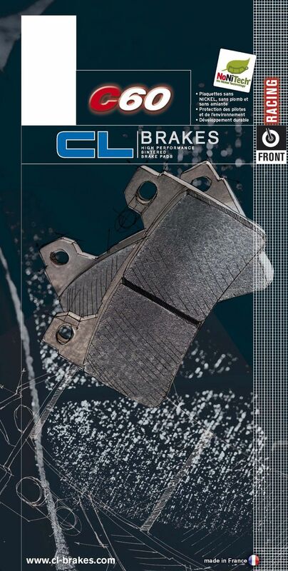 CL BRAKES pretekárske sintered kovové brzdové doštičky - 1133C60 1133C60 