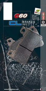 CL BRAKES pretekárske sinterované kovové brzdové doštičky - 1209C60 1209C60 