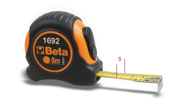 Beta 5m Measuring Tape ABS CASING STEEL Tape Precision Class II 016920055