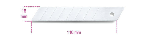 Beta odskočte 10 náhradných 18 mm čepeľ pre 1771bm 017710010