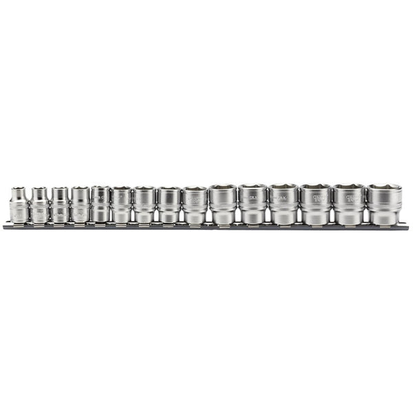 DRAPER 3/8 '' DRIVE SOCES SET 8 TO 22MM - 15 PIECES 16492.0