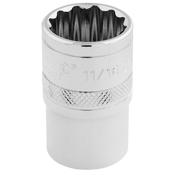 Draper 1/2 '' Drive Soces 12 bodov 11/16 '' 33644.0