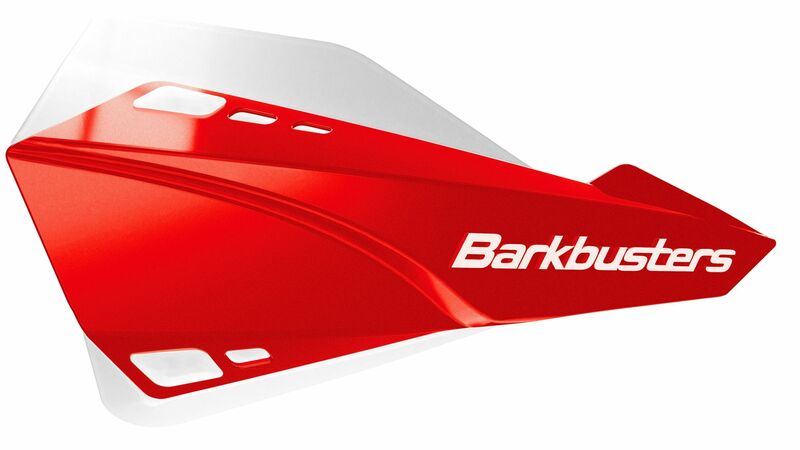 Barkbusters Sabre Handguard Set Universal Mount Red/White SAB-1RD-2-WH