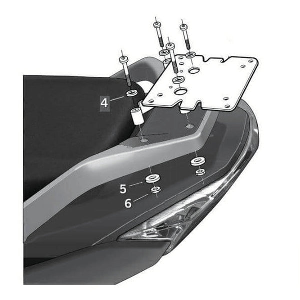 Sada tieňových vrcholových montáž - Daelim D0S310S