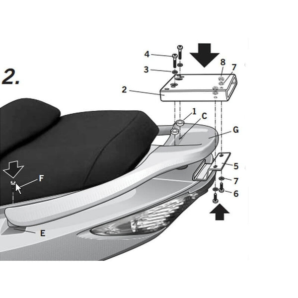 Sada tieňových vrcholov - Kymco K0XC55st