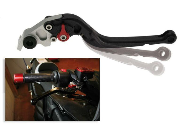 Bihr pravé skladacie životy eloxizované hliník BlackA32F-4006L