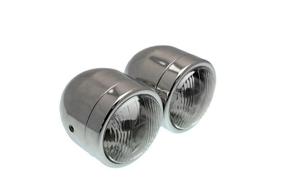 BIHR TWIN SLEDNELE Universal Ø90mm Chromeda006-D