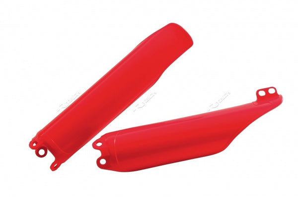 RaceTech Fork Guards - Red R -Pscr0rs0003