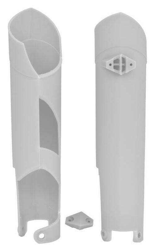 RaceTech Fork Guards - White R -PSKTMBN0008