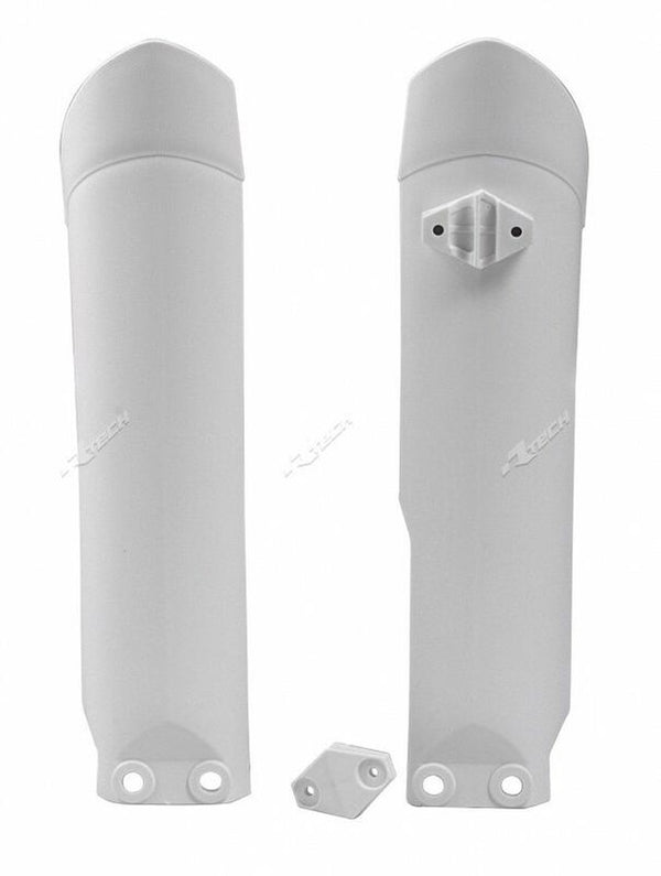 RaceTech Fork Guards - White R -PSKTMBN0985